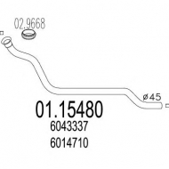 Трубка MTS 01.15480