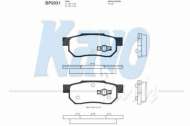 Комплект тормозных колодок KAVO PARTS BP-2031