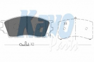 Комплект тормозных колодок KAVO PARTS KBP-4529