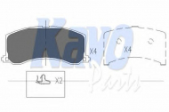 Комплект тормозных колодок KAVO PARTS KBP-8517