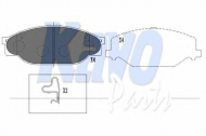 Комплект тормозных колодок KAVO PARTS KBP-9039
