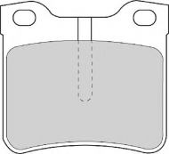 Комплект тормозных колодок NECTO FD6677A