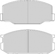 Комплект тормозных колодок NECTO FD6106A