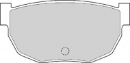 Комплект тормозных колодок NECTO FD898A