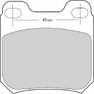 Комплект тормозных колодок NECTO FD6287A