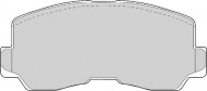 Комплект тормозных колодок NECTO FD6704A