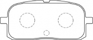 Комплект тормозных колодок NECTO FD7282A