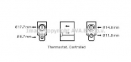 Клапан AVA QUALITY COOLING CN1221