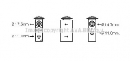 Клапан AVA QUALITY COOLING CN1277