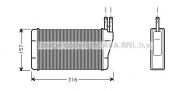 Теплообменник AVA QUALITY COOLING OL6004