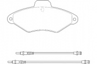 Комплект тормозных колодок DURON DBP340874