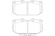Комплект тормозных колодок DURON DBP330986