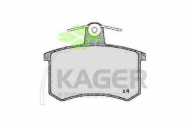 Комплект тормозных колодок KAGER 35-0014