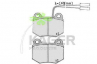 Комплект тормозных колодок KAGER 35-0193