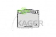 Комплект тормозных колодок KAGER 35-0350