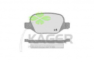 Комплект тормозных колодок KAGER 35-0490
