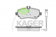 Комплект тормозных колодок KAGER 35-0505