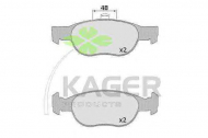 Комплект тормозных колодок KAGER 35-0641
