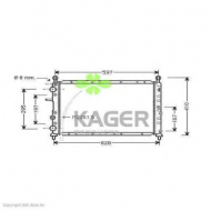 Теплообменник KAGER 31-0391