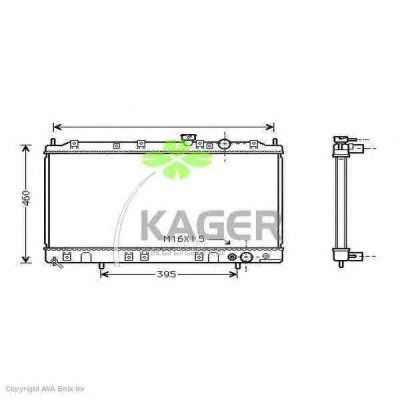 Vodyanoj Radiator Mitsubishi Rvr N1 W N2 W 2 0 Td N18w