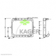 Теплообменник KAGER 31-2714