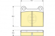 Комплект тормозных колодок GIRLING 6106482