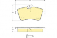 Комплект тормозных колодок GIRLING 6116281
