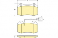 Комплект тормозных колодок GIRLING 6116449