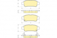 Комплект тормозных колодок GIRLING 6132499