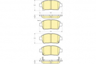 Комплект тормозных колодок GIRLING 6133179
