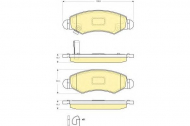 Комплект тормозных колодок GIRLING 6133634