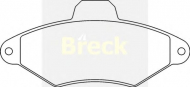Комплект тормозных колодок BRECK 21631 00 701 10