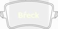 Комплект тормозных колодок BRECK 24606 00 702 00