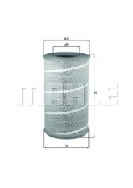 Фильтр MAHLE ORIGINAL LX 605/1