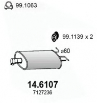 Амортизатор ASSO 14.6107