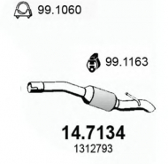 Амортизатор ASSO 14.7134