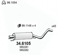 Амортизатор ASSO 34.6105