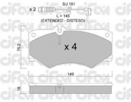 Комплект тормозных колодок CIFAM 822-014-8K