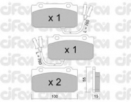 Комплект тормозных колодок CIFAM 822-040-1