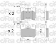 Комплект тормозных колодок CIFAM 822-060-1