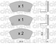 Комплект тормозных колодок CIFAM 822-138-0
