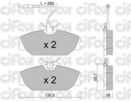 Комплект тормозных колодок CIFAM 822-142-0