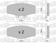Комплект тормозных колодок CIFAM 822-242-0