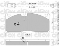 Комплект тормозных колодок CIFAM 822-269-2K