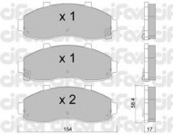 Комплект тормозных колодок CIFAM 822-373-0
