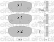 Комплект тормозных колодок CIFAM 822-396-0