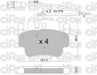 Комплект тормозных колодок CIFAM 822-657-0K