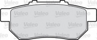 Комплект тормозных колодок VALEO 598437