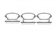 Комплект тормозных колодок WOKING P7943.02