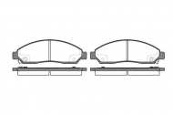 Комплект тормозных колодок WOKING P11983.14